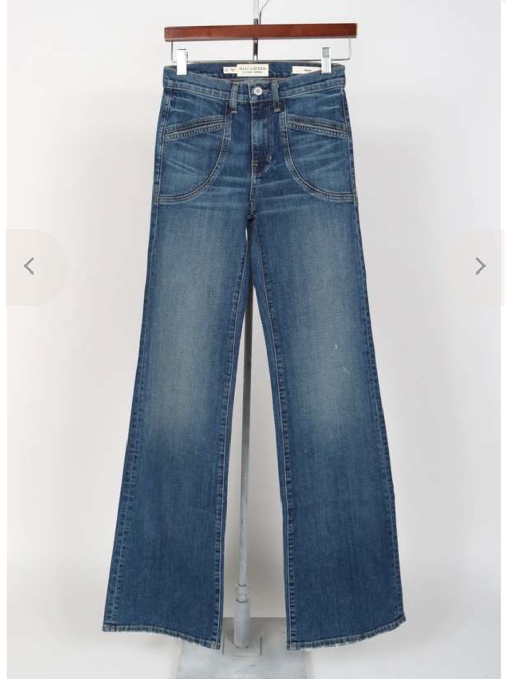 Nili Lotan Francois Jean Classic Wash Classic Blue Sz 28